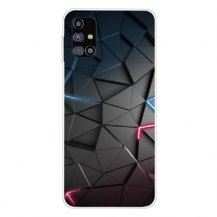 Mobilcover Samsung Galaxy M51 Fleksibel Geometri