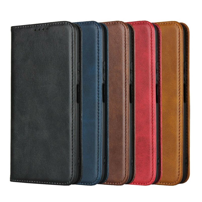 Cover Huawei P40 Lite 5G Flip Cover Ægte Læder