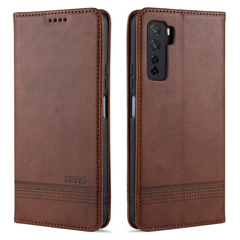 Cover Huawei P40 Lite 5G Flip Cover Azns Læderstyling