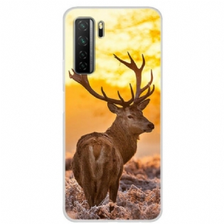 Cover Huawei P40 Lite 5G Hjorte Og Landskab