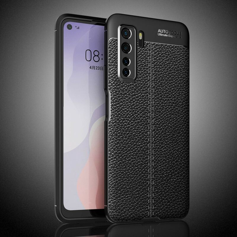 Cover Huawei P40 Lite 5G Litchi Læder Tekstur