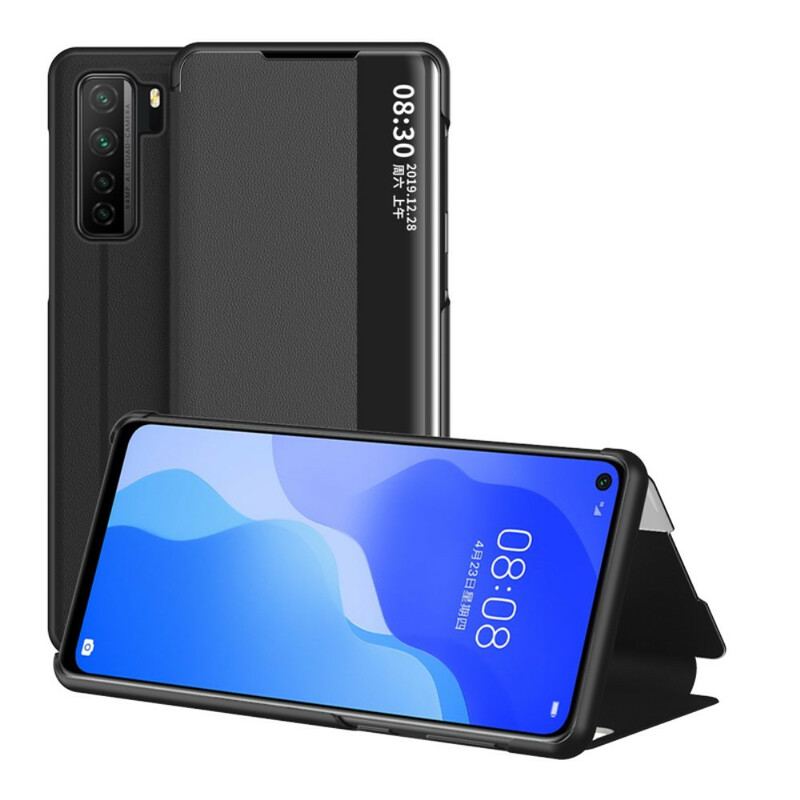 Cover Huawei P40 Lite 5G Tekstureret Kunstlæder