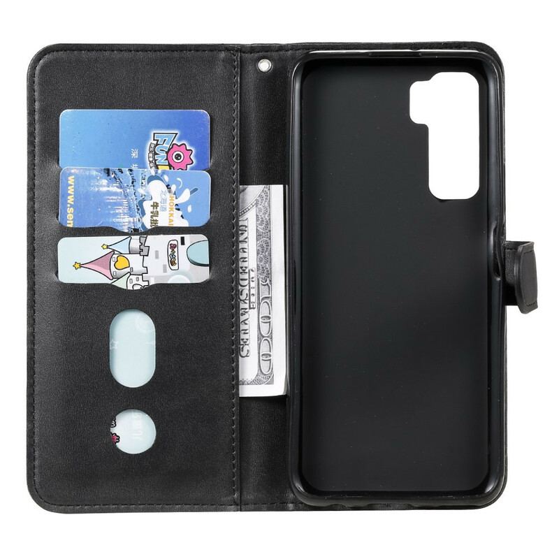 Flip Cover Huawei P40 Lite 5G Vintage Møntpung