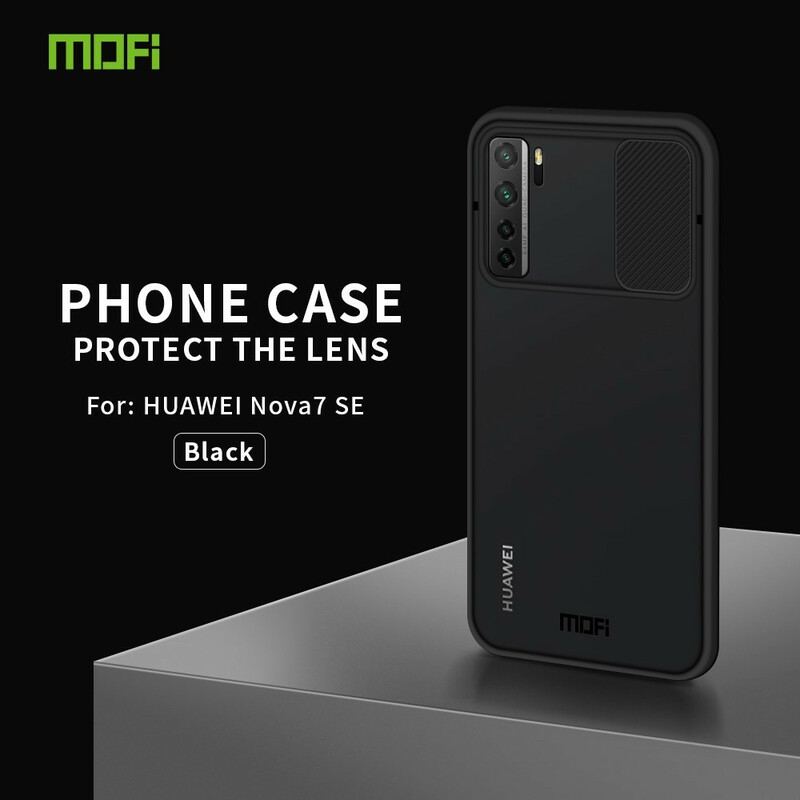 Mobilcover Huawei P40 Lite 5G Camshield Farvede Kanter Mofi
