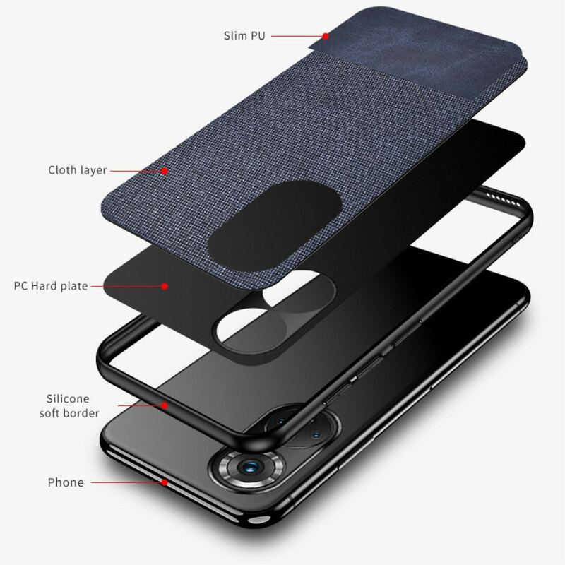 Cover Huawei Nova 9 Bi-tekstur Imiteret Læder