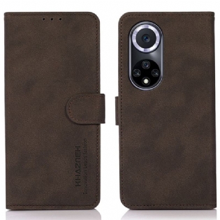 Flip Cover Huawei Nova 9 Khazneh Fashion Læder Effekt