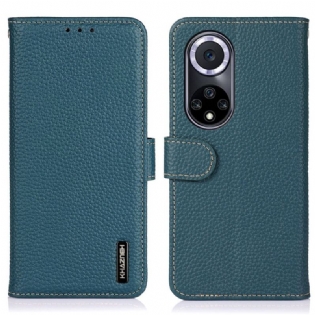 Flip Cover Huawei Nova 9 Khazneh Litchi Læder