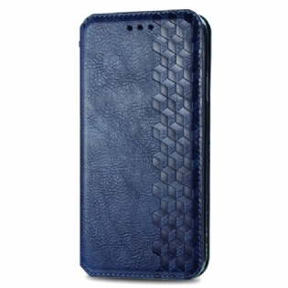 Cover Samsung Galaxy A13 5G / A04s Flip Cover Diamanttekstur I Lædereffekt