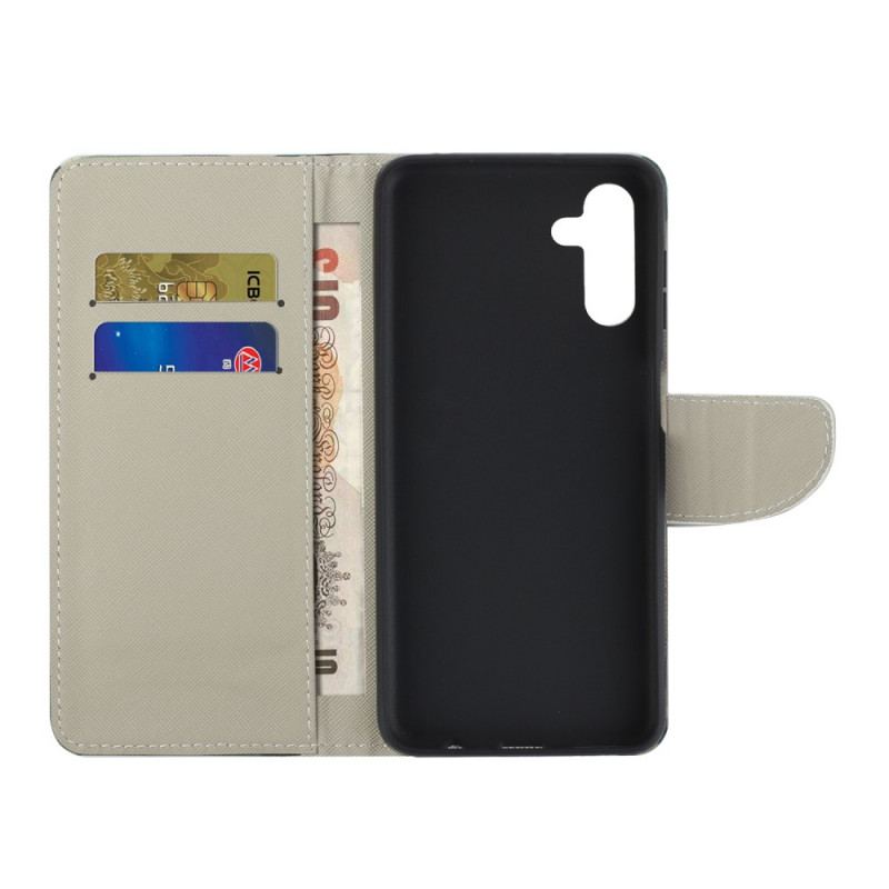 Flip Cover Samsung Galaxy A13 5G / A04s Suveræne Sommerfugle