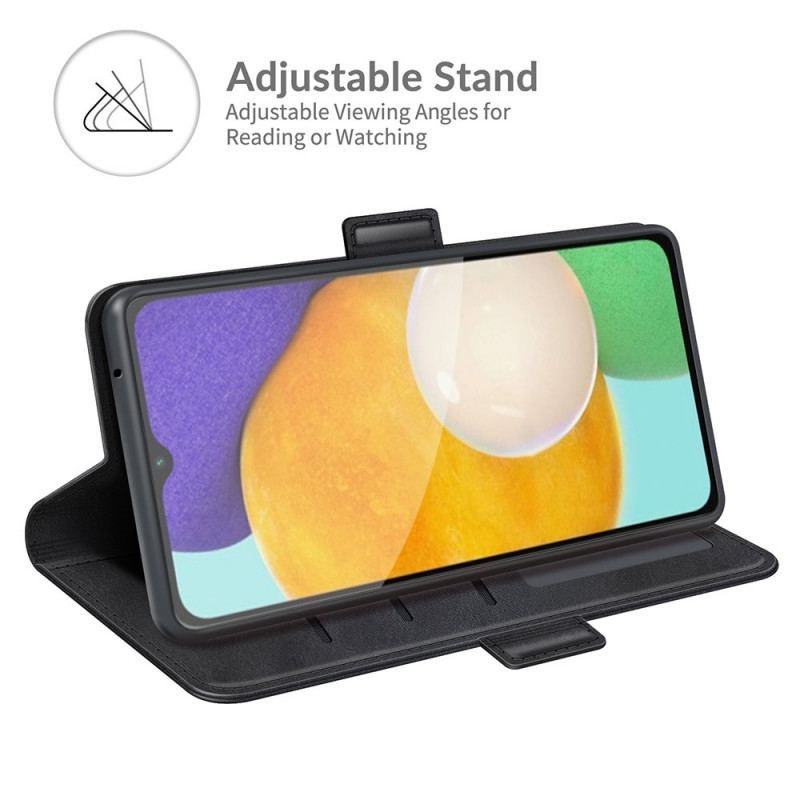 Læder Cover Samsung Galaxy A13 5G / A04s Designer Lædereffekt