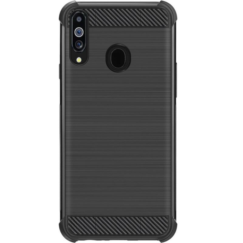 Cover Samsung Galaxy A20s Imak Vega Series Børstet Kulfiber