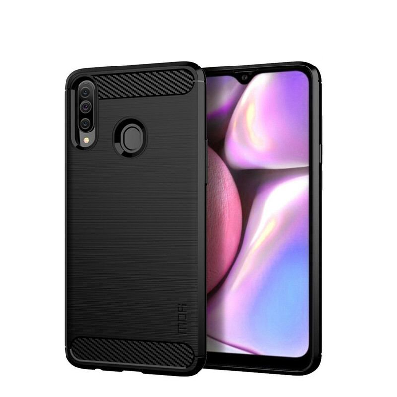 Cover Samsung Galaxy A20s Mofi Børstet Kulfiber