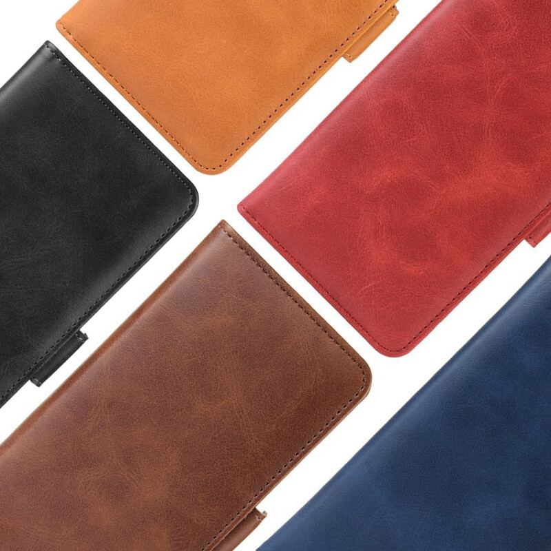 Flip Cover Samsung Galaxy A20s Læder Cover Dobbelt Klap
