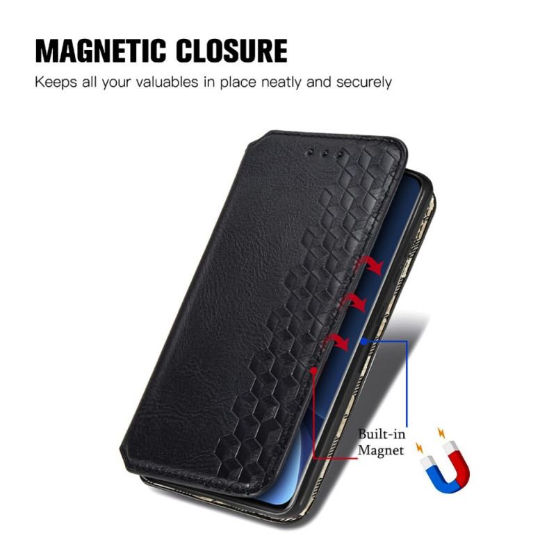 Cover Xiaomi 12 Pro Flip Cover 3d Mønster