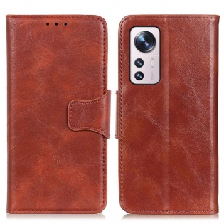 Flip Cover Xiaomi 12 Pro Split Læder Vendbar Lås