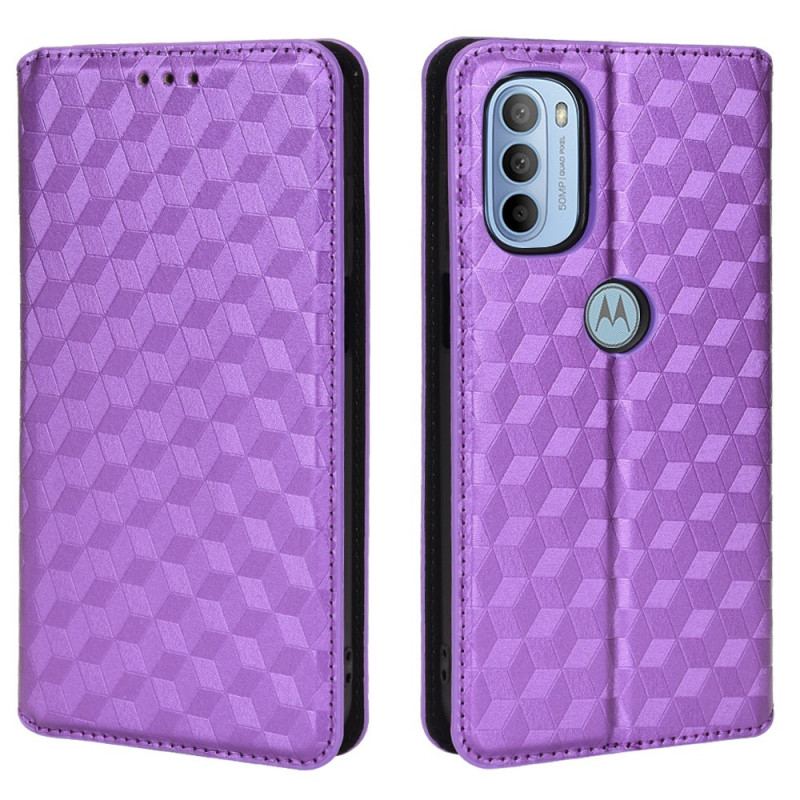 Cover Moto G41 / G31 Flip Cover Diamant Læder Effekt