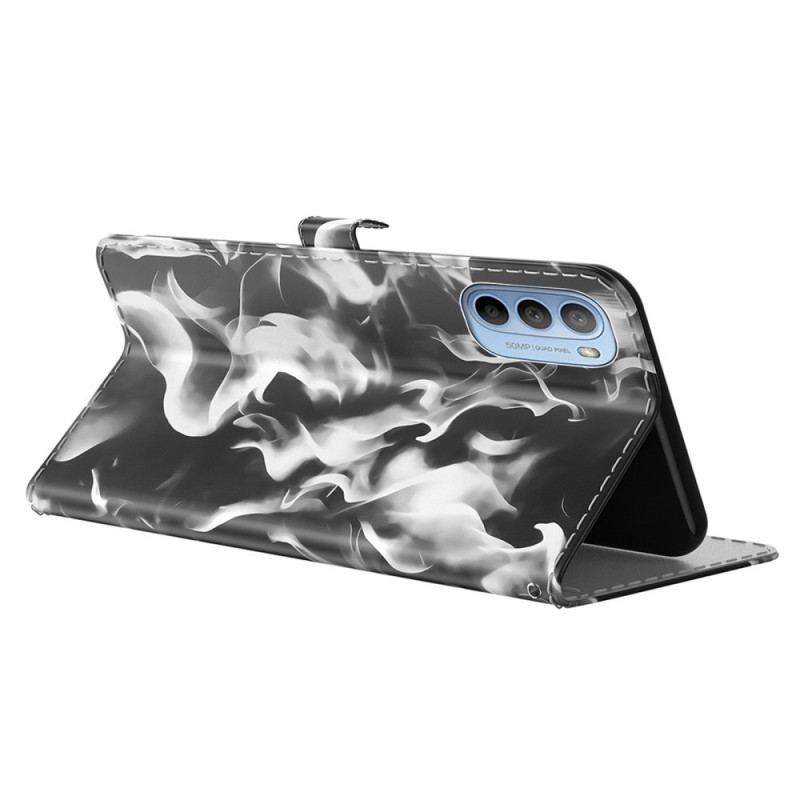 Flip Cover Moto G41 / G31 Abstrakt Mønster