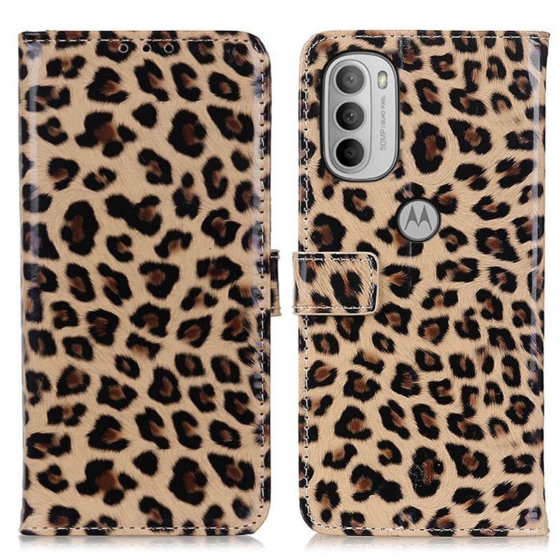 Flip Cover Moto G41 / G31 Almindelig Leopard