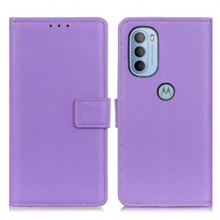 Flip Cover Moto G41 / G31 Almindeligt Imiteret Læder