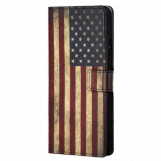 Flip Cover Moto G41 / G31 Amerikansk Flag