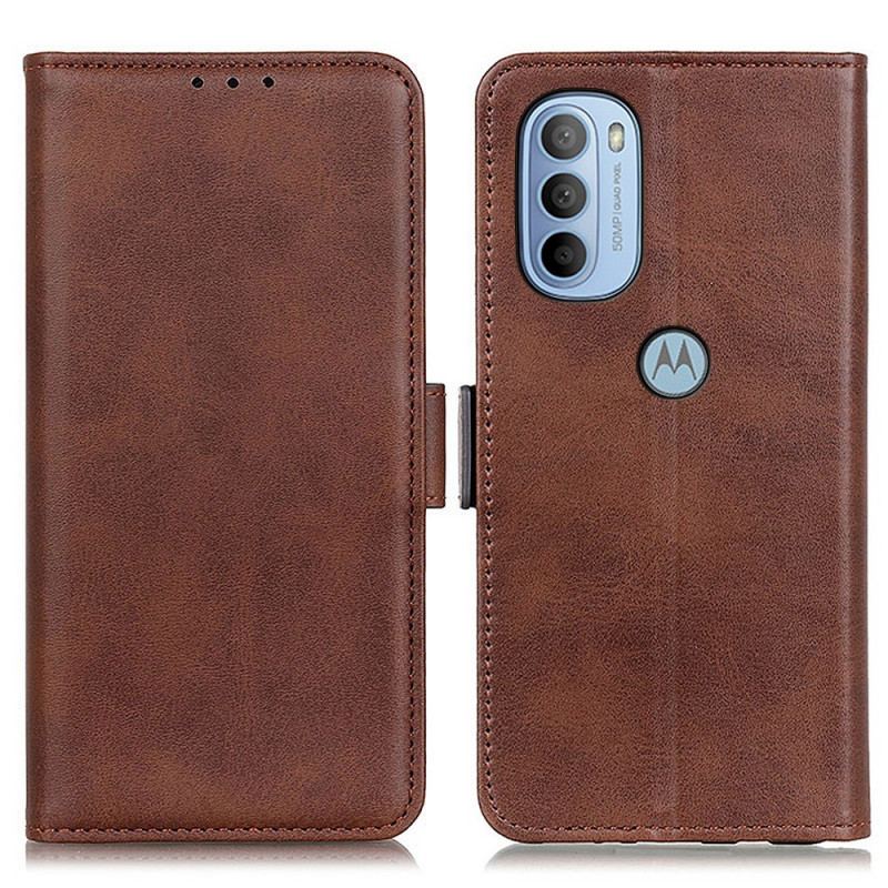 Flip Cover Moto G41 / G31 Læder Cover Dobbelt Klap