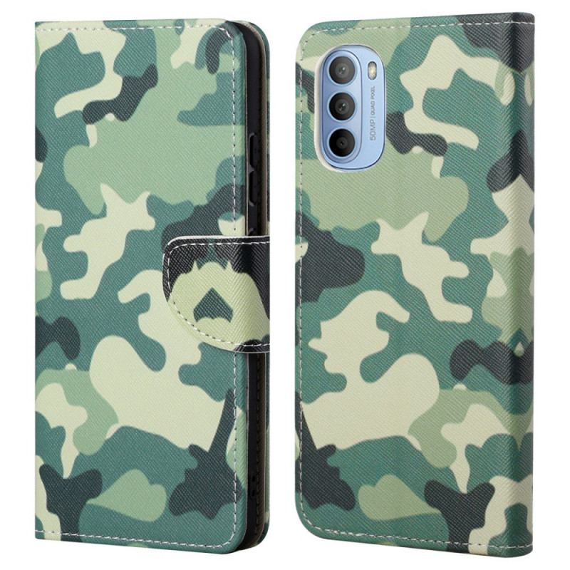 Flip Cover Moto G41 / G31 Militær Camouflage