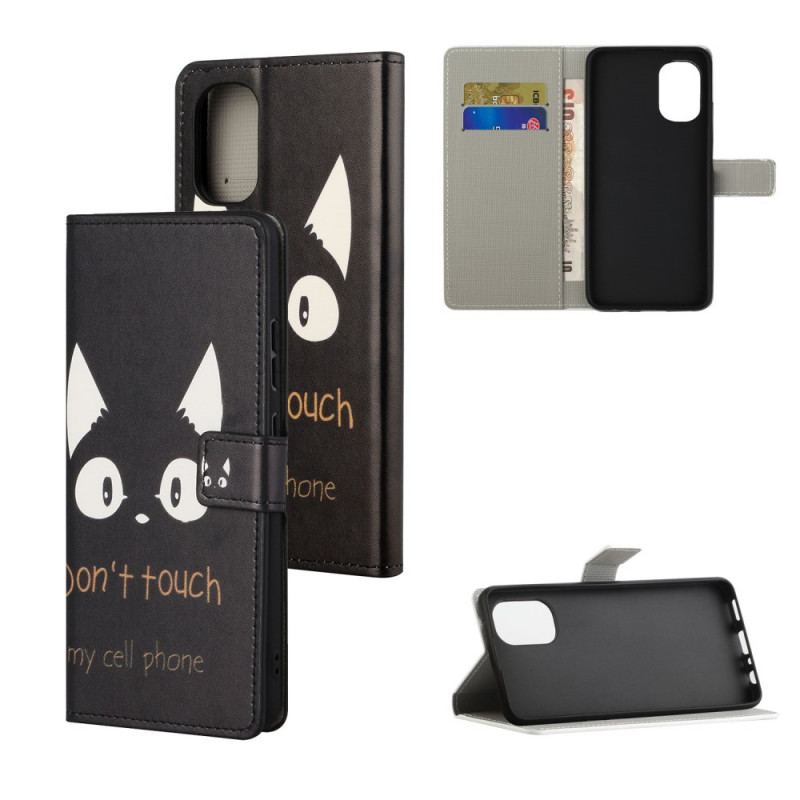 Flip Cover Moto G41 / G31 Rør Ikke Ved Min Mobiltelefon