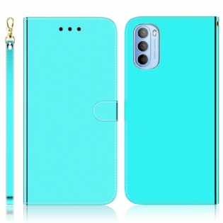 Flip Cover Moto G41 / G31 Spejlcover I Imiteret Læder
