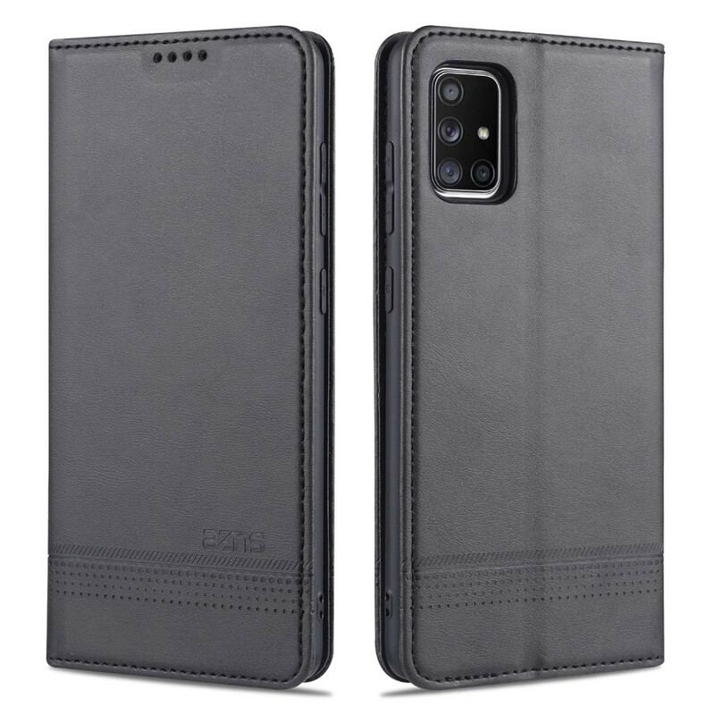 Cover Samsung Galaxy A51 Flip Cover Azns Læderstyling