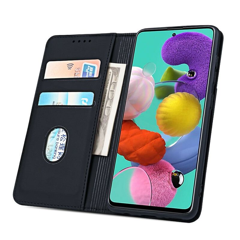 Cover Samsung Galaxy A51 Flip Cover Kortholder Stativ