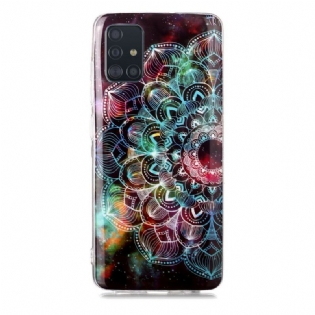Cover Samsung Galaxy A51 Fluorescerende Blomsterserie