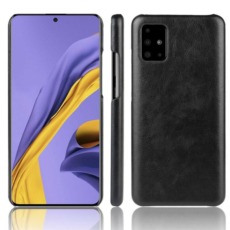 Cover Samsung Galaxy A51 Litchi Læder Effekt