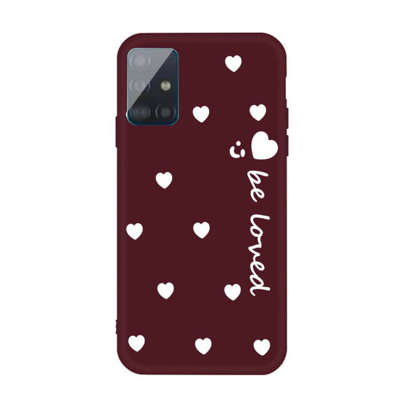 Cover Samsung Galaxy A51 Silikone Heart Be Loved