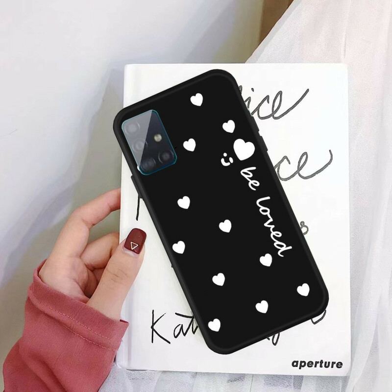Cover Samsung Galaxy A51 Silikone Heart Be Loved