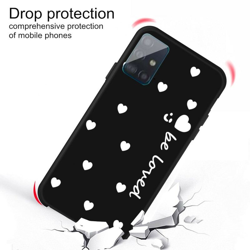 Cover Samsung Galaxy A51 Silikone Heart Be Loved