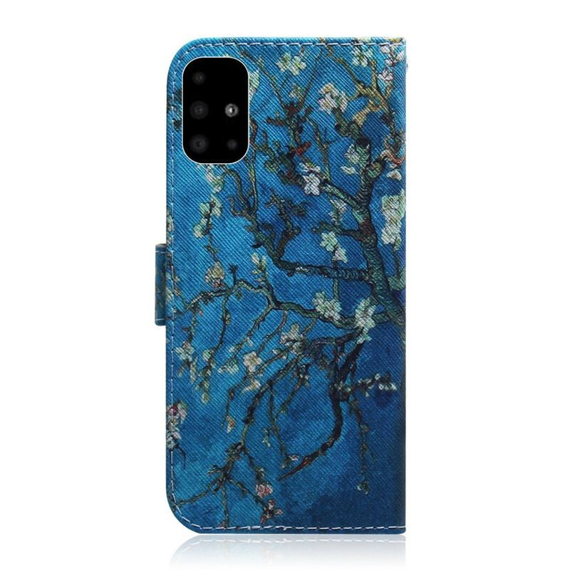 Flip Cover Samsung Galaxy A51 Blomstrende Trægren