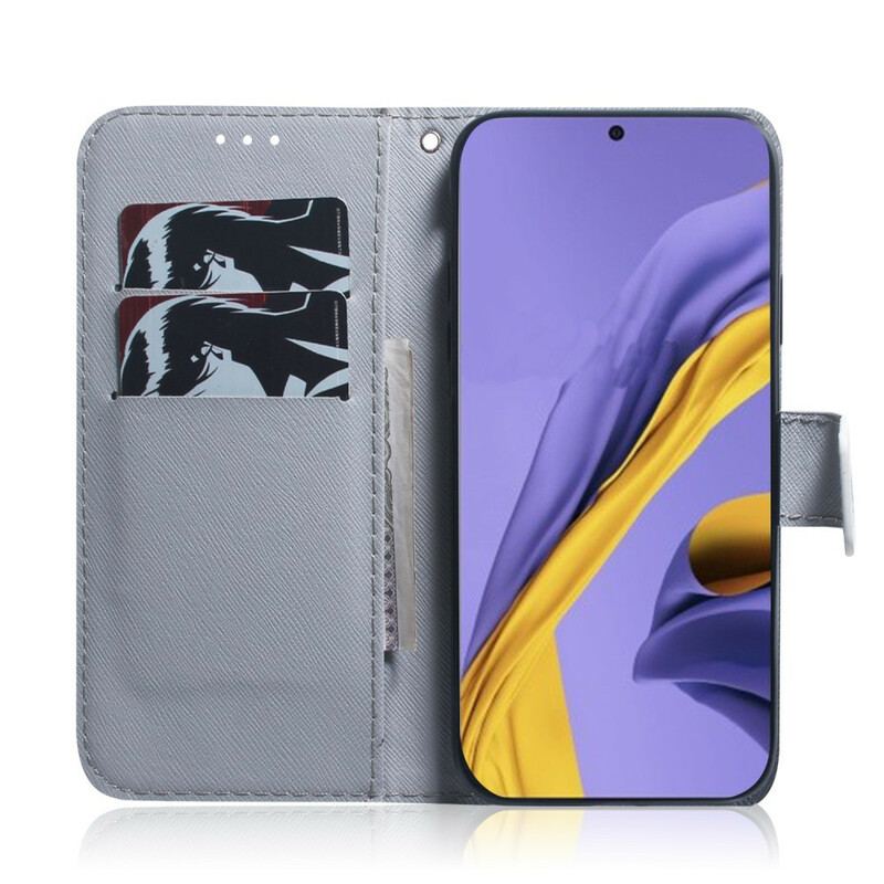 Flip Cover Samsung Galaxy A51 Blomstrende Trægren