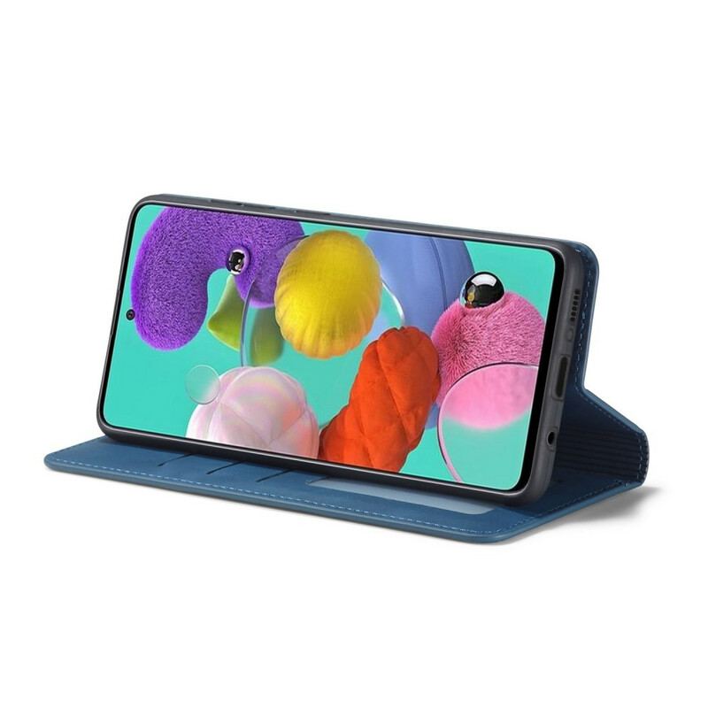 Flip Cover Samsung Galaxy A51 Forwenw Lædereffekt