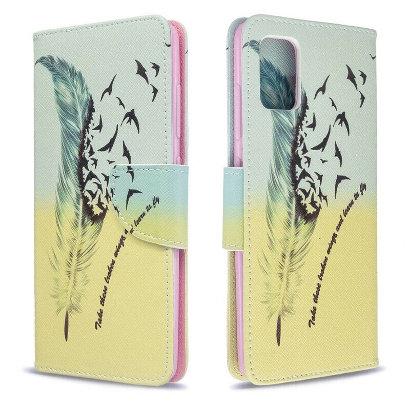 Flip Cover Samsung Galaxy A51 Lære At Flyve