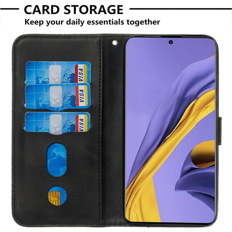 Flip Cover Samsung Galaxy A51 Vintage Møntpung