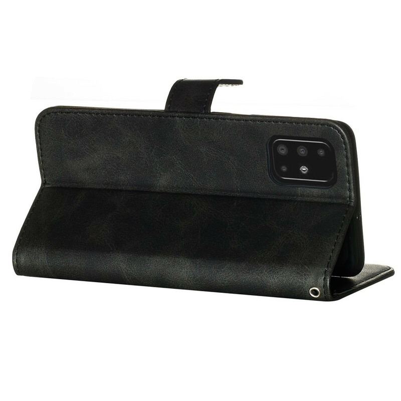 Flip Cover Samsung Galaxy A51 Vintage Møntpung