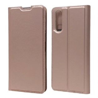 Cover Sony Xperia 10 II Flip Cover Magnetisk Lås