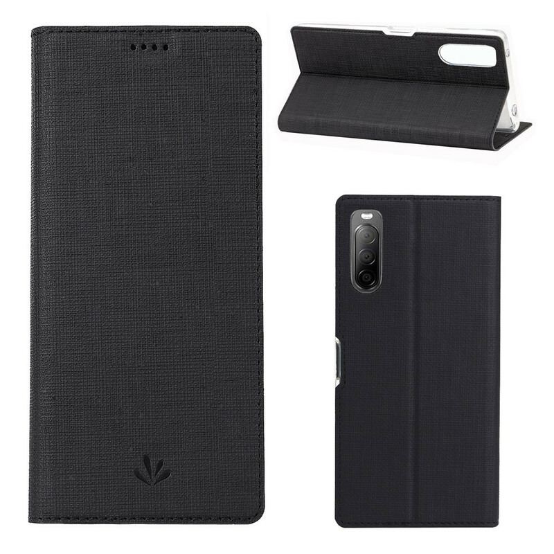 Cover Sony Xperia 10 II Flip Cover Tekstureret Vili Dmx