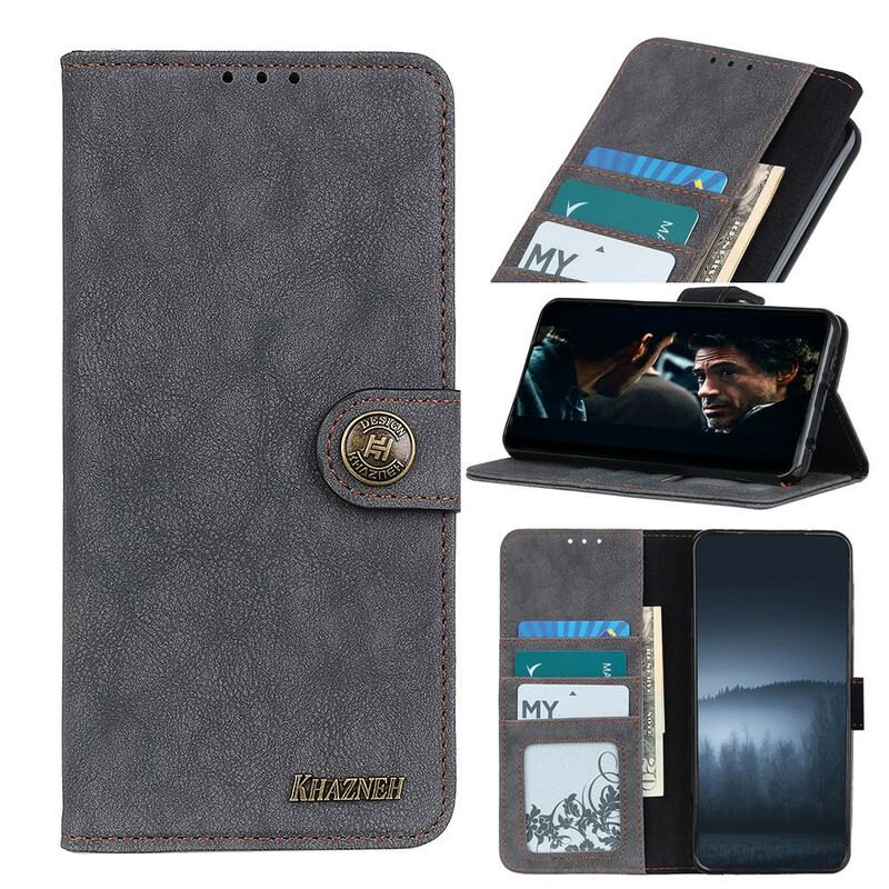 Flip Cover Sony Xperia 10 II Khazneh Retro Split Imiteret Læder