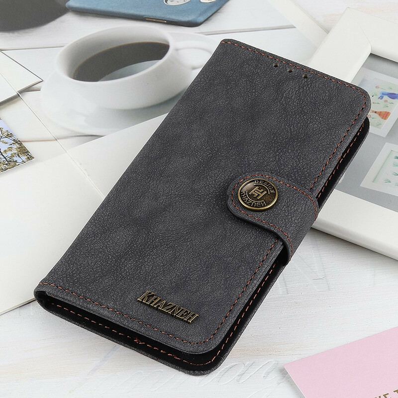 Flip Cover Sony Xperia 10 II Khazneh Retro Split Imiteret Læder